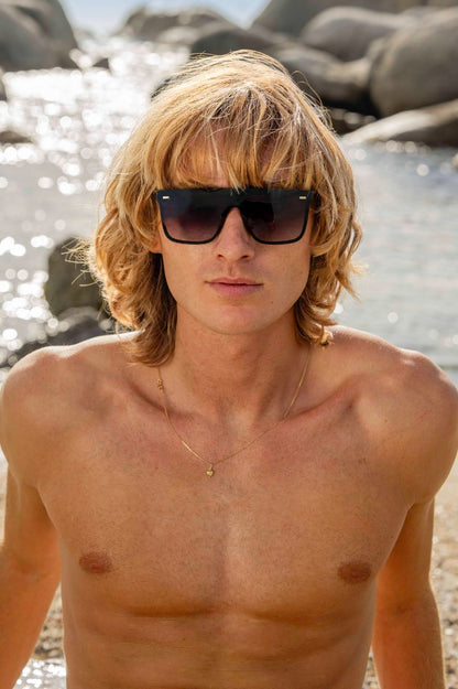 Oversized Purple Sunglasses Men iconic sunglasses