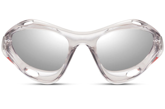 Silver Color Cat Eye Sports Sunglasses