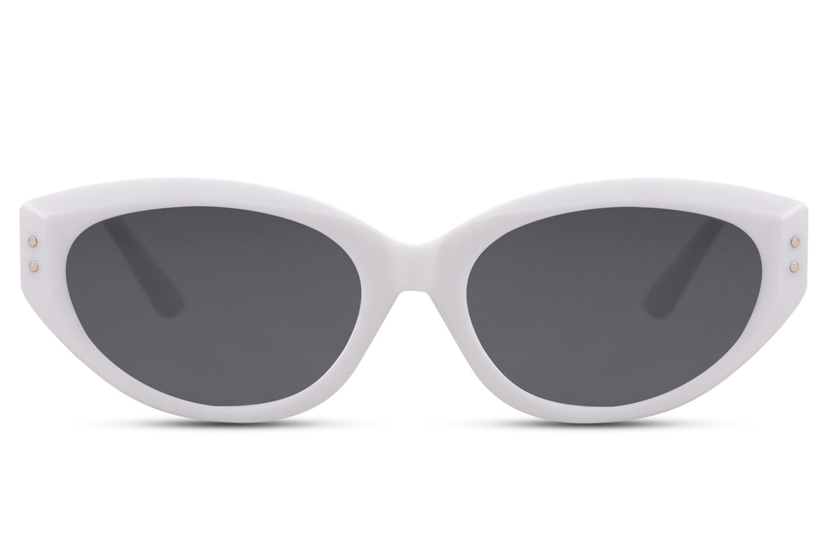 Stylish White Cat Eye Sunglasses UK