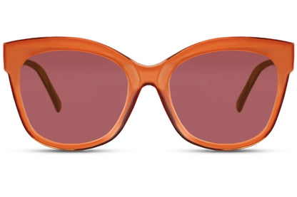 Trendy Purple Oversized Sunglasses For Women