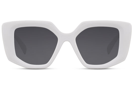 White Color Oversized Sunglasses UK