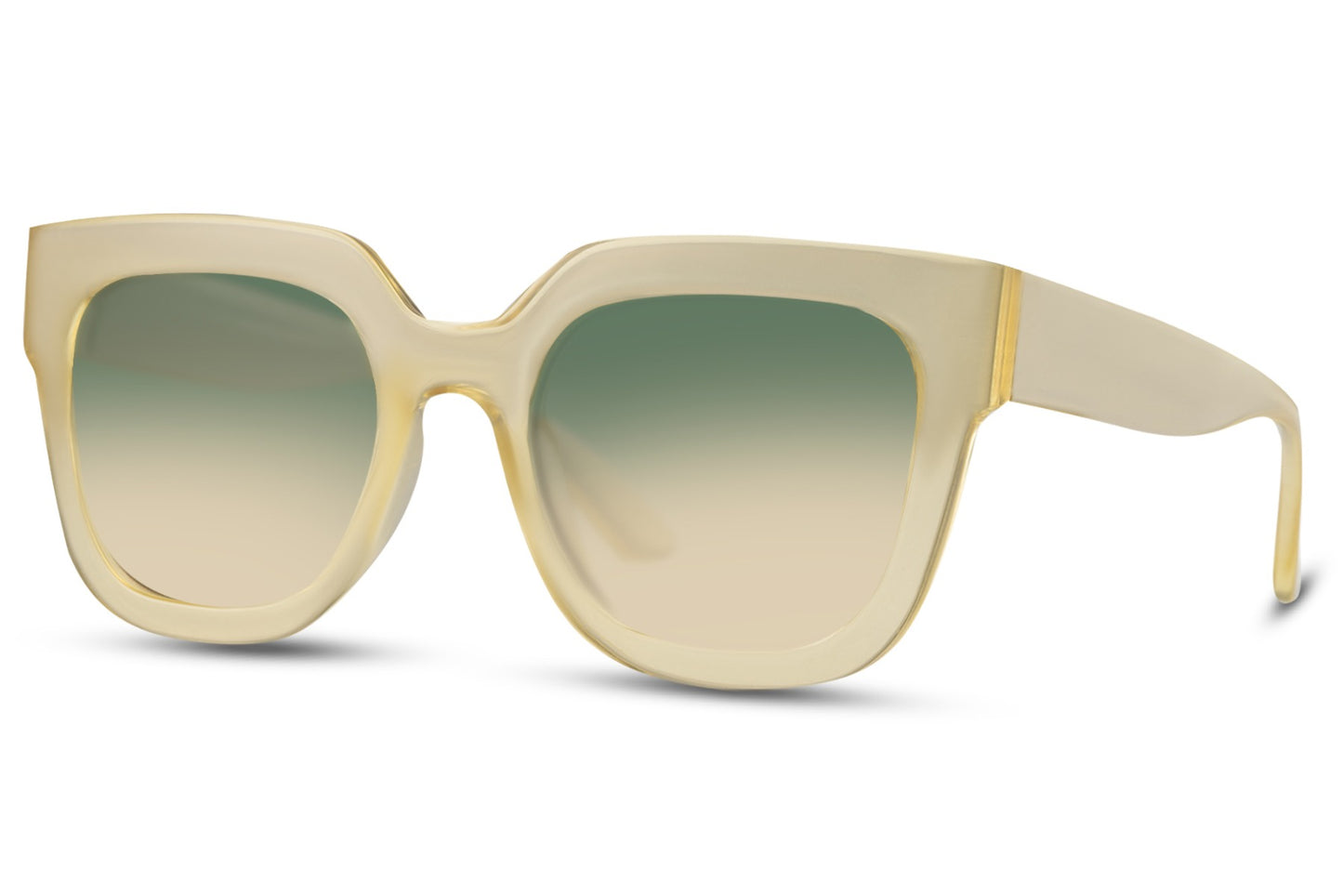 Women Green Oversized Sunglasses