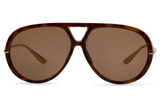 Women’s Brown Aviator Sunglasses UK