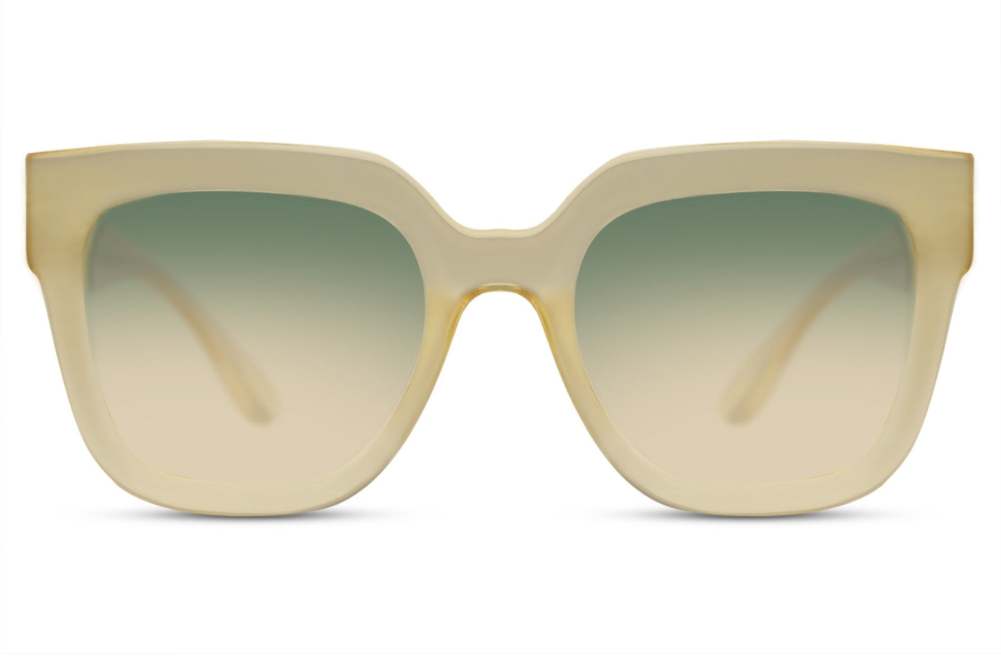 Women's Green Oversized Sunglasses