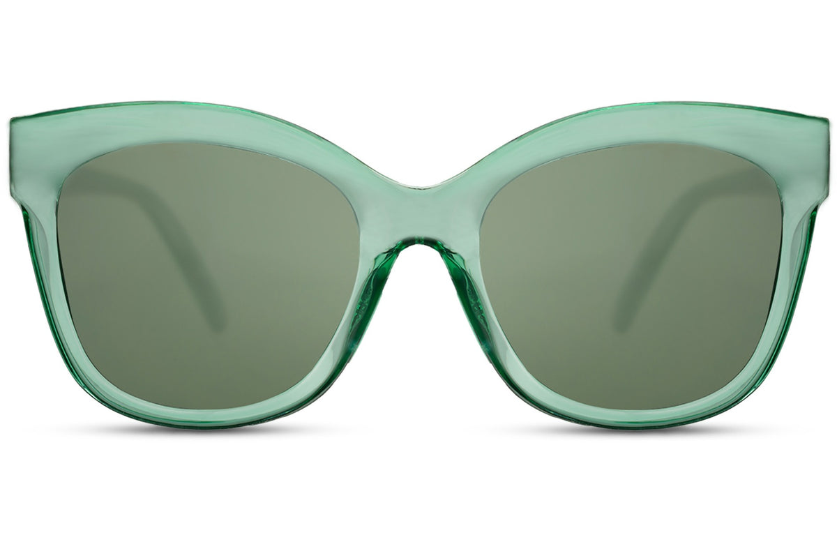 Women's Green Oversized Sunglasses UK