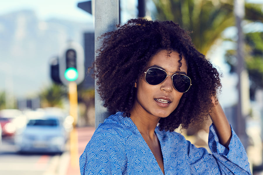 Classic Vintage Brown Aviator Sunglasses